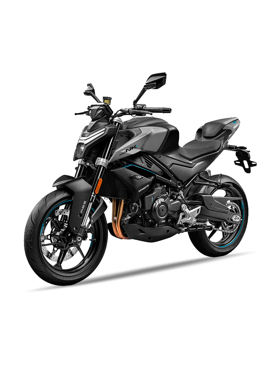 Motocicleta en 3D con accesorios de acero inoxidable